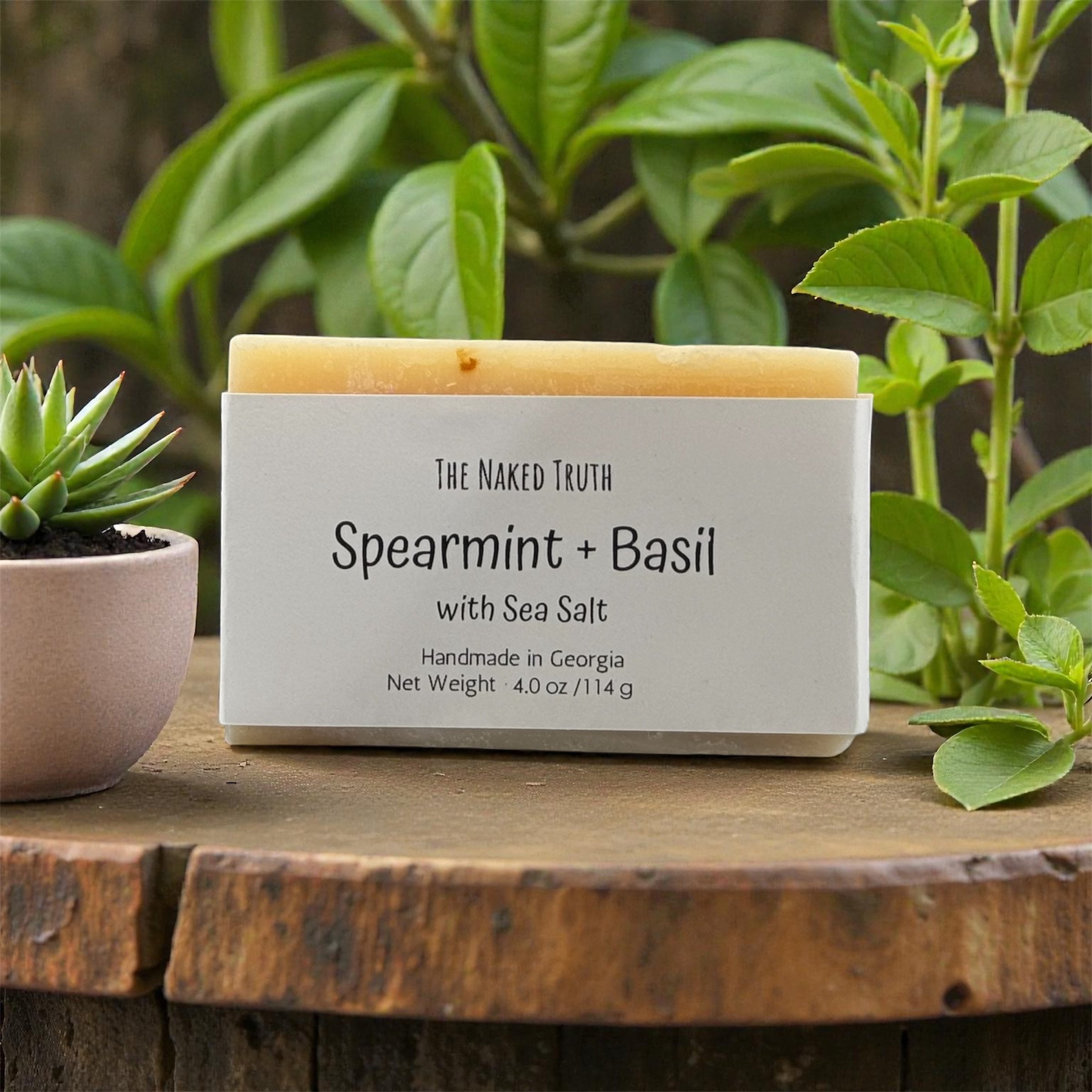 Spearmint + Basil Soap