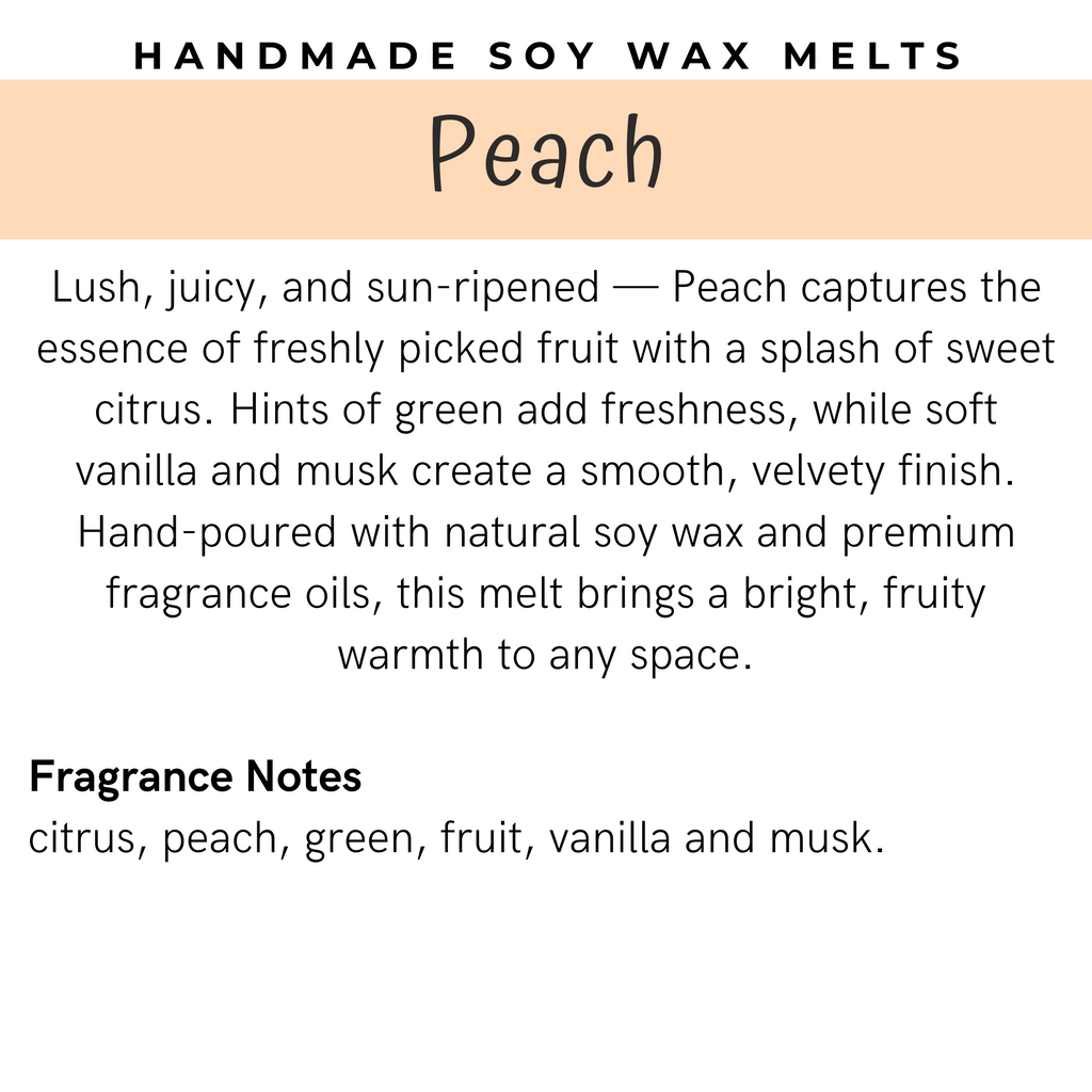 Peach Soy Wax Melt